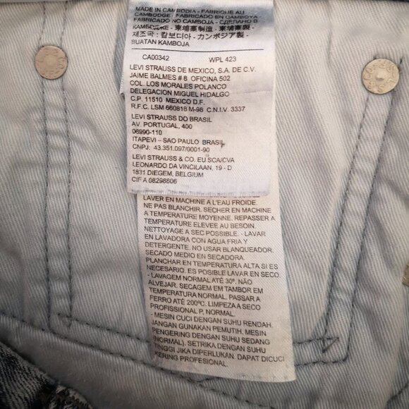 COPY - Levi's Men's 508 Size 36/32 Straight Leg Medium Wash Blue Jeans - Picture 6 of 15